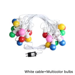 8M/13M/24M LED Globe Ball String Light Street Christmas Fairy Led Festoon Outdoor For Garden Backyard Party Patio Decor