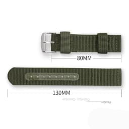 Nylon Canvas Watch Band Woven Soft Belt Leather Universal Bracelet for Men Women Sport Watch Strap 18mm 20mm 22mm 24mm Wristband