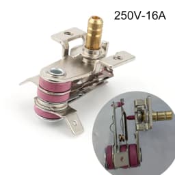 New AC 250V 16A Adjustable Temperature Switch Bimetallic Heating Oven Thermostat For Electric Oven Thermostat Switch Repair Part