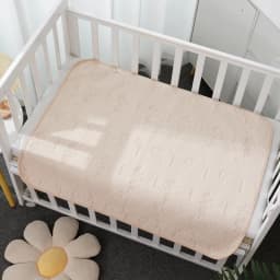 Reusable Diaper Change Mat for Baby Infant Waterproof Crib Changing Pads Urine Sheet Cotton Diaper Cover Bed Changing Mattress