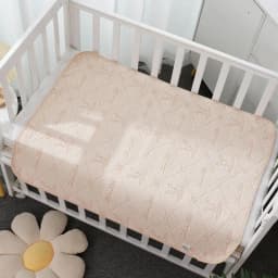 Reusable Diaper Change Mat for Baby Infant Waterproof Crib Changing Pads Urine Sheet Cotton Diaper Cover Bed Changing Mattress