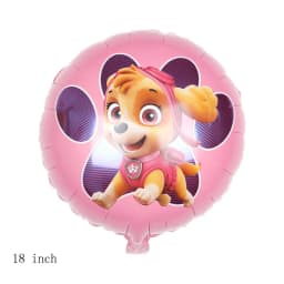 Paw Patrol Pink Birthday Party Decorations Skye Paw Balloon cup Disposable Tableware Backdrop Paw Patrol party favors Supplies