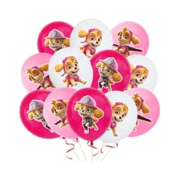 Paw Patrol Pink Birthday Party Decorations Skye Paw Balloon cup Disposable Tableware Backdrop Paw Patrol party favors Supplies