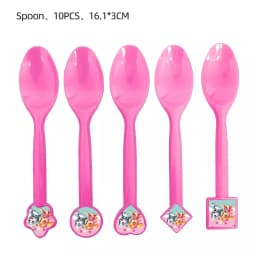 Paw Patrol Pink Birthday Party Decorations Skye Paw Balloon cup Disposable Tableware Backdrop Paw Patrol party favors Supplies