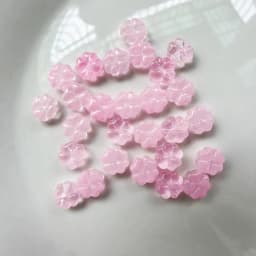 20pcs/lot 10mm Czech Lampwork Crystal Flower Spacer Beads Clover Loose Beads For DIY Necklace Jewelry Making Supply Accessories