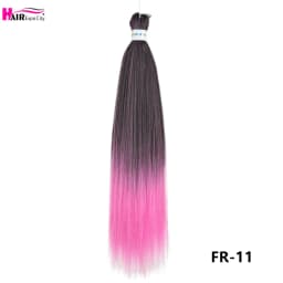 Easy Braids 26Inch Synthetic Jumbo Braids Hair Extensions Ombre Colorful Braiding Hair Pre Stretched Hair Expo City