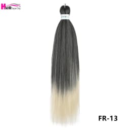 Easy Braids 26Inch Synthetic Jumbo Braids Hair Extensions Ombre Colorful Braiding Hair Pre Stretched Hair Expo City
