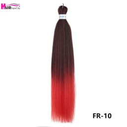 Easy Braids 26Inch Synthetic Jumbo Braids Hair Extensions Ombre Colorful Braiding Hair Pre Stretched Hair Expo City