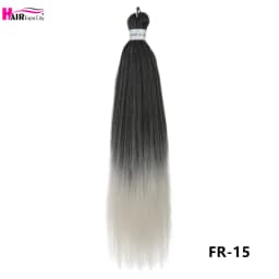 Easy Braids 26Inch Synthetic Jumbo Braids Hair Extensions Ombre Colorful Braiding Hair Pre Stretched Hair Expo City