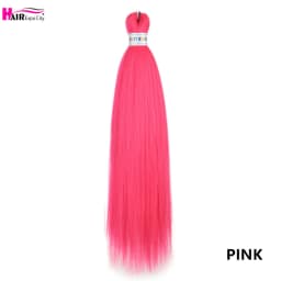 Easy Braids 26Inch Synthetic Jumbo Braids Hair Extensions Ombre Colorful Braiding Hair Pre Stretched Hair Expo City