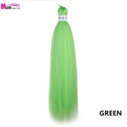 Easy Braids 26Inch Synthetic Jumbo Braids Hair Extensions Ombre Colorful Braiding Hair Pre Stretched Hair Expo City