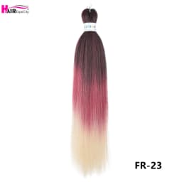 Easy Braids 26Inch Synthetic Jumbo Braids Hair Extensions Ombre Colorful Braiding Hair Pre Stretched Hair Expo City