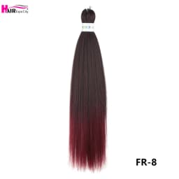 Easy Braids 26Inch Synthetic Jumbo Braids Hair Extensions Ombre Colorful Braiding Hair Pre Stretched Hair Expo City
