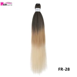 Easy Braids 26Inch Synthetic Jumbo Braids Hair Extensions Ombre Colorful Braiding Hair Pre Stretched Hair Expo City