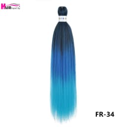 Easy Braids 26Inch Synthetic Jumbo Braids Hair Extensions Ombre Colorful Braiding Hair Pre Stretched Hair Expo City