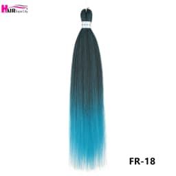 Easy Braids 26Inch Synthetic Jumbo Braids Hair Extensions Ombre Colorful Braiding Hair Pre Stretched Hair Expo City