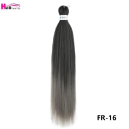 Easy Braids 26Inch Synthetic Jumbo Braids Hair Extensions Ombre Colorful Braiding Hair Pre Stretched Hair Expo City