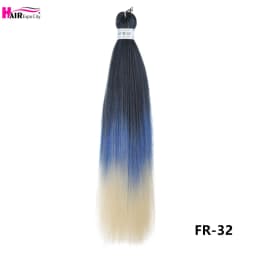 Easy Braids 26Inch Synthetic Jumbo Braids Hair Extensions Ombre Colorful Braiding Hair Pre Stretched Hair Expo City