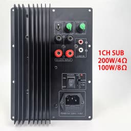 110-220V 200W 100W Heavy Subwoofer Digital Power Amplifier Board 5.1 And 7.1 Active Power Amplifier Board Pure Bass1CH 4ohm 8ohm