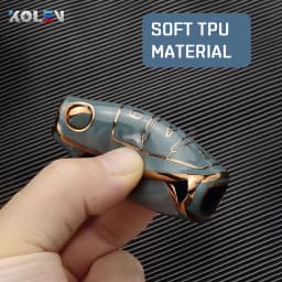 TPU Car Key Case Cover Holder Shell For VW Volkswagen Polo Golf Passat Beetle Caddy Tiguan Skoda Octavia Kodiaq Seat Leon Altea