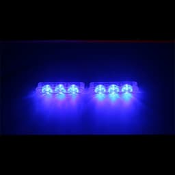 2Pcs LED Lights Car Strobe Signal Lights Strobe Safety Signal Lamp Assembly 12V Car Motorcycles Flasher Auto Accessories