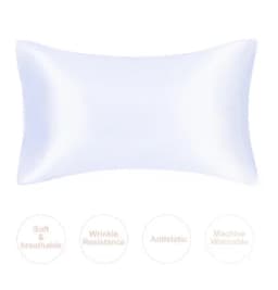 JuwenSilk silky stain pillowcase silky pillowcase natural silk pillowcase mulberry silk pillow case standard queen k
