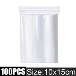 Thicken Zipper Sealed Bags Clear Plastic Storage Bag for Small Jewelry Food Packing Reclosable Zippers Sealing Pouch Wholesale