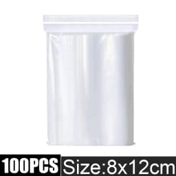 Thicken Zipper Sealed Bags Clear Plastic Storage Bag for Small Jewelry Food Packing Reclosable Zippers Sealing Pouch Wholesale