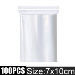 Thicken Zipper Sealed Bags Clear Plastic Storage Bag for Small Jewelry Food Packing Reclosable Zippers Sealing Pouch Wholesale