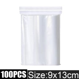 Thicken Zipper Sealed Bags Clear Plastic Storage Bag for Small Jewelry Food Packing Reclosable Zippers Sealing Pouch Wholesale