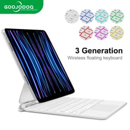GOOJODOQ Magic Keyboard for iPad Pro 11 2024 Air 4 Air 5 Air 6 for iPad 12.9 10th Generation 6th 5th 4th 3rd Gen Cover Case