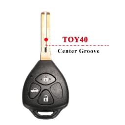 jingyuqin TOY43/TOY47 2/3/4Buttons Remote Key Shell For Toyota Camry Avalon Corolla Matrix RAV4 Venza Yaris Replacement Case