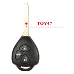 jingyuqin TOY43/TOY47 2/3/4Buttons Remote Key Shell For Toyota Camry Avalon Corolla Matrix RAV4 Venza Yaris Replacement Case