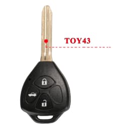 jingyuqin TOY43/TOY47 2/3/4Buttons Remote Key Shell For Toyota Camry Avalon Corolla Matrix RAV4 Venza Yaris Replacement Case