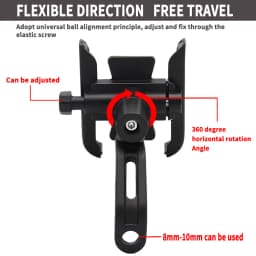 For VESPA Piaggio GTS GTV LX LXV LT PX PRIMAVERA 50 125 150 200 250 300 300ie Handlebar Mobile Phone Holder GPS Stand Bracket