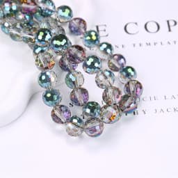 Austria 96-Face Transparent Ball Bead Crystal Glass Loose Beads for Jewelry Making DIY Bracelet Necklace Earrings 6/8/10mm 50pcs