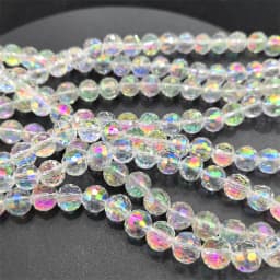 Austria 96-Face Transparent Ball Bead Crystal Glass Loose Beads for Jewelry Making DIY Bracelet Necklace Earrings 6/8/10mm 50pcs