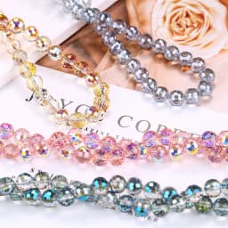 Austria 96-Face Transparent Ball Bead Crystal Glass Loose Beads for Jewelry Making DIY Bracelet Necklace Earrings 6/8/10mm 50pcs