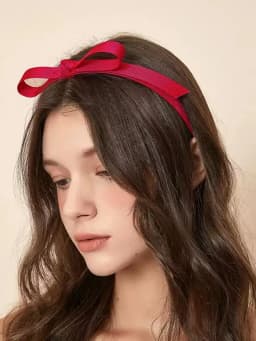 Lystrfac Korean Fabric Double Bow Headband for Women New Fashion Simple Hair Wash Hairband Ladies Headwear Hair Accessories