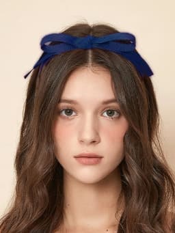 Lystrfac Korean Fabric Double Bow Headband for Women New Fashion Simple Hair Wash Hairband Ladies Headwear Hair Accessories