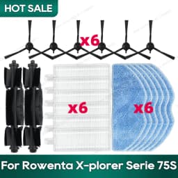 Compatible For Rowenta X-plorer Serie 75S RR8577WH, 75 S+ RR8587WH, Rowenta X-plorer S135 S135+ / S140 S140+ Accessories Parts