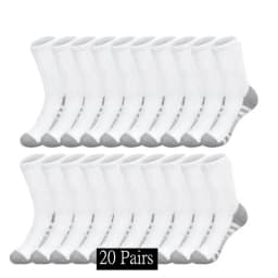 10/20/30 Pairs Men's Classic Crew Socks Unisex Sports Socks for Men Running Basketball Anti-slip Outdoor Breathable Man Socks