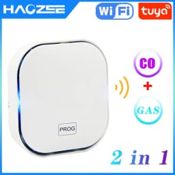 Tuya Smart Life Natural GAS CO Leak Carbon Monoxide Detector WIFI CH4 Methane Combustible Leakage Coal Home Alarm Sensor