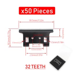 Original Replacement Blade for Kemei KM-2299 Salon Hair Clipper Hair Treatment Machine Product Accessories Blade Razor