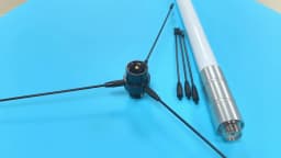 Dual Band VHF UHF Fiberglass Antenna 144/430MHz SO239 Mobile Radio Base Antenna for Ham Radio Device Repeater Mobile Transceiver