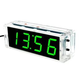 Multifunction DIY Electronic Clock Kit LED Digital Clock Production Kit 51 Microcontroller Time Alarm Date Temperature Display