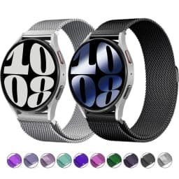 22mm 20mm Milanese loop band for Samsung Galaxy Watch 7-FE-5-pro-6-4-Classic Metal magnetic bracelet Huawei GT 5-4-3-2-2e strap