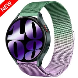 22mm 20mm Milanese loop band for Samsung Galaxy Watch 7-FE-5-pro-6-4-Classic Metal magnetic bracelet Huawei GT 5-4-3-2-2e strap