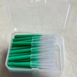 80/160 Pcs/Box I-type push pull interdental brush 0.6-1.5Mm Cleaning Between Teeth Oral Care Orthodontic I Shape Tooth Floss