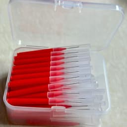 80/160 Pcs/Box I-type push pull interdental brush 0.6-1.5Mm Cleaning Between Teeth Oral Care Orthodontic I Shape Tooth Floss
